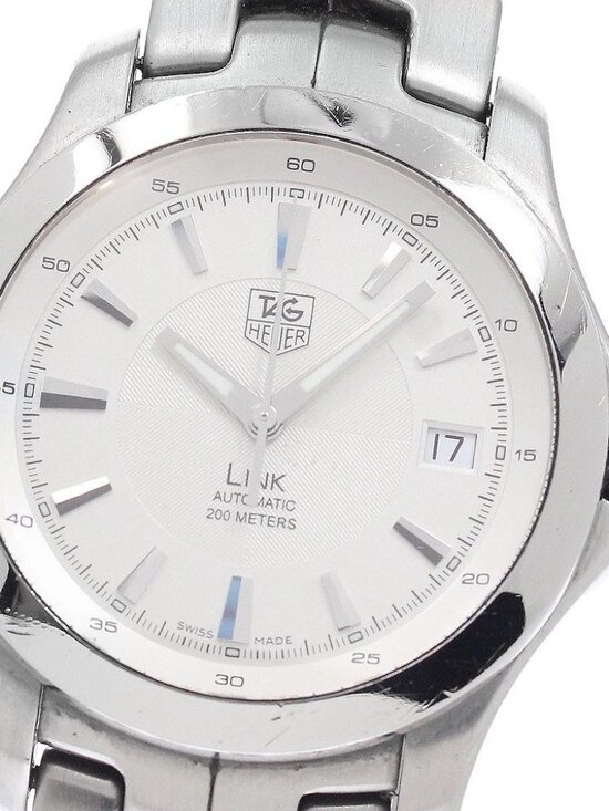 TAG HEUER Link WJF2111 Date Silver Dial Automatic Men\'s Watch_944154 main image 2